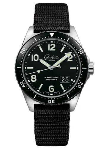 SeaQ Panorama Date Stainless Steel / Black / Textile - Folding