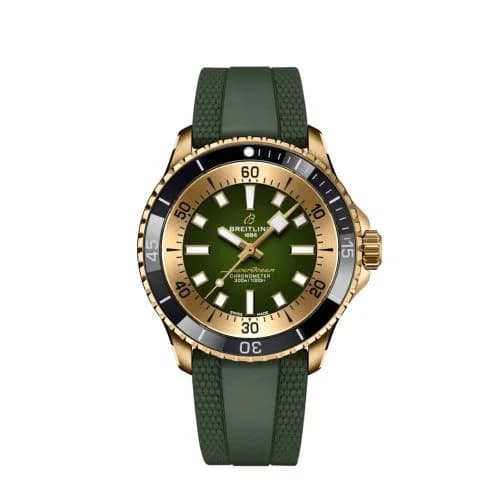 SuperOcean Automatic 42 Bronze / Green / Rubber