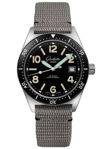 SeaQ 1969 Date Stainless Steel / Black / Textile / Pin