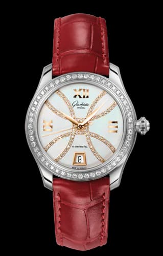 Lady Serenade Stainless Steel / Diamond / MOP - Index Line / Alligator