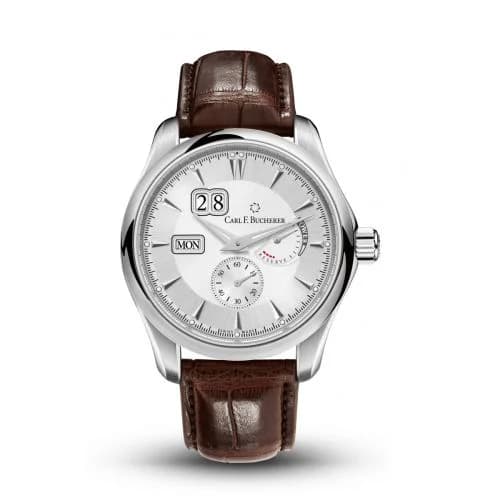 Manero PowerReserve Stainless Steel / Silver