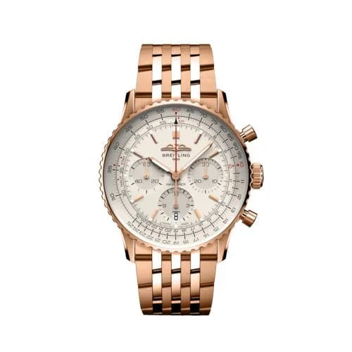 Navitimer B01 Chronograph 41 Red Gold / Silver / Bracelet