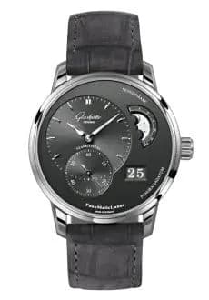PanoMatic Lunar Stainless Steel / Grey / Alligator - Folding