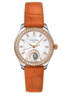 Lady Serenade Luna Stainless Steel - Red Gold - Diamond / MOP