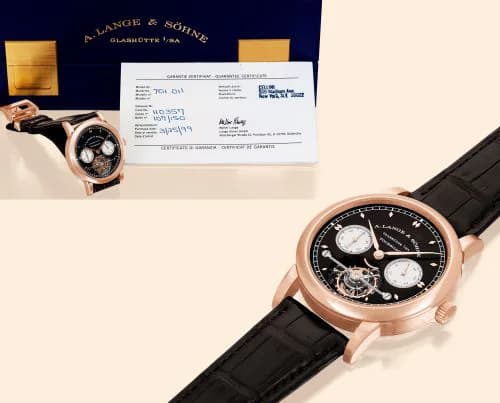 Tourbillon Pour le Mérite Pink Gold / Black