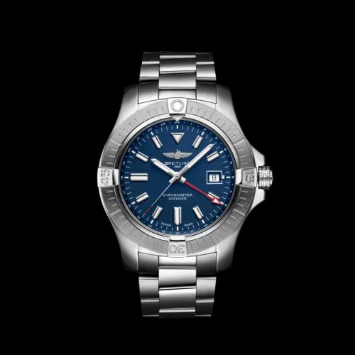 Avenger Automatic GMT 45 Stainless Steel / Blue / Bracelet