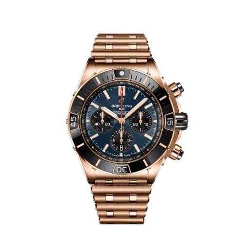Super Chronomat B01 44 Red Gold / Blue / Rouleaux