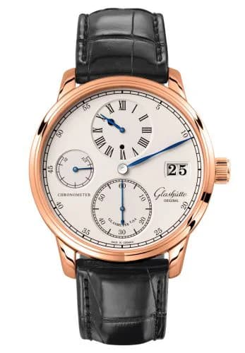 Senator Chronometer Regulator Red Gold / Silver / Alligator / Folding