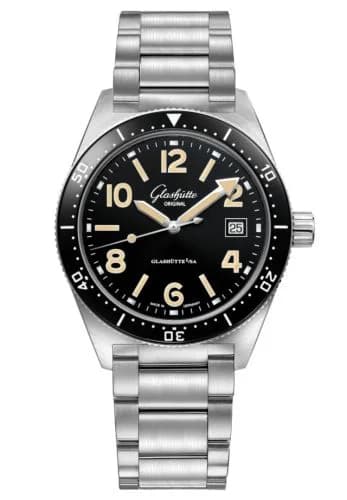 SeaQ Date Stainless Steel / Black / Bracelet