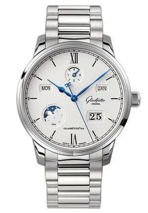 Senator Excellence Perpetual Calendar Stainless Steel / Silver / Bracelet