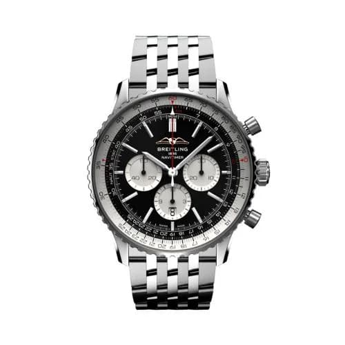 Navitimer B01 Chronograph 46 Stainless Steel / Black / Bracelet