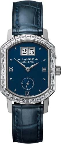 Arkade White Gold - Baguette / Blue