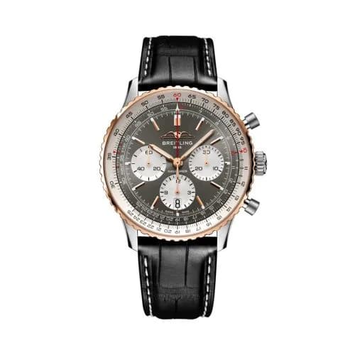 Navitimer B01 Chronograph 43 Stainless Steel - Red Gold / Geneva