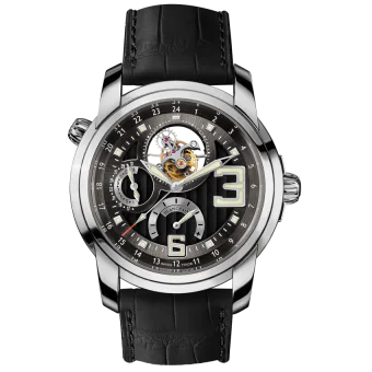 L-Evolution Tourbillon GMT 8 Jours White Gold