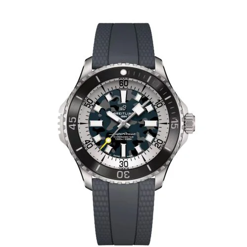 SuperOcean Automatic 46 Super Diver Titanium / Camouflage / Rubber