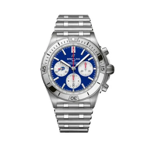Chronomat B01 42 NFL Buffalo Bills / Rouleaux