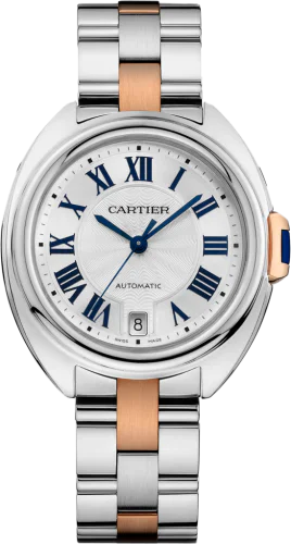 Clé de Cartier 35 Stainless Steel /Pink Gold / Silver / Bracelet