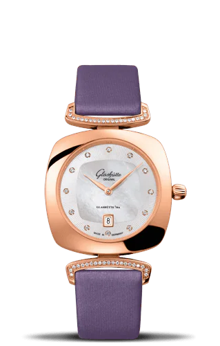 Pavonina Date Red Gold / Diamond / MOP / Satin