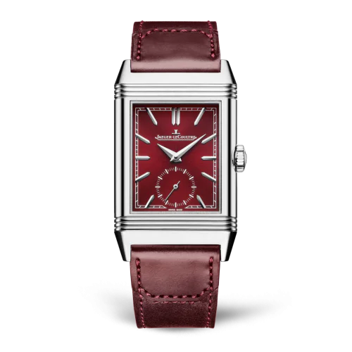 Reverso Tribute Small Seconds Stainless Steel / Red / Fagliano