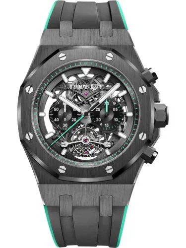 Royal Oak Tourbillon Chronograph Openworked Ceramic / Green