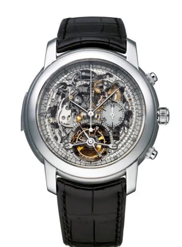 Jules Audemars Minute Repeater Tourbillon Chronograph Platinum / Openworked