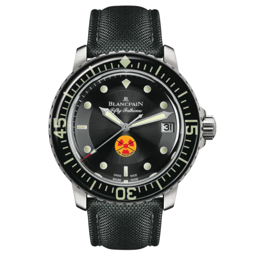 Fifty Fathoms Tribute to Fifty Fathoms / Stainless Steel / Black / Black Canvas