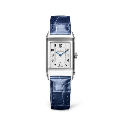 Reverso Classic Small Quartz Stainless Steel / Silver / Alligator