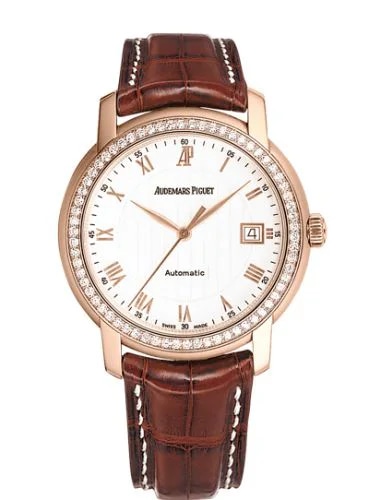 Jules Audemars Selfwinding Pink Gold / Diamond / White