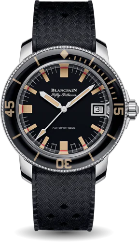 Fifty Fathoms Barakuda Stainless Steel / Black / Tropic