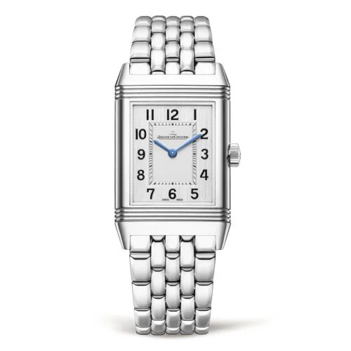Reverso Classic Medium Thin Quartz Stainless Steel / Silver / Bracelet