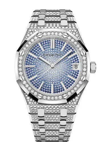 Royal Oak Selfwinding 41 White Gold - Diamond / Blue Sapphire / 50th Anniversary