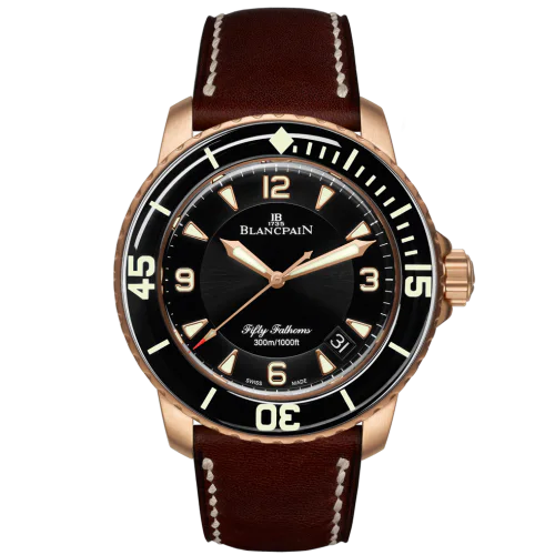 Fifty Fathoms Automatique Red Gold / Black / Brown Barennia