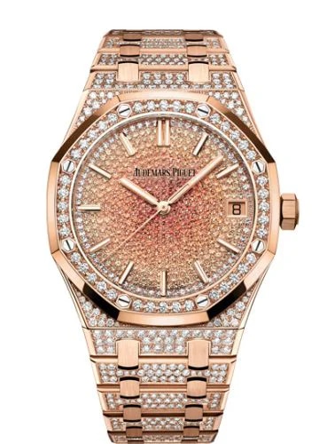 Royal Oak 155020 Pink Gold / Orange Sapphire