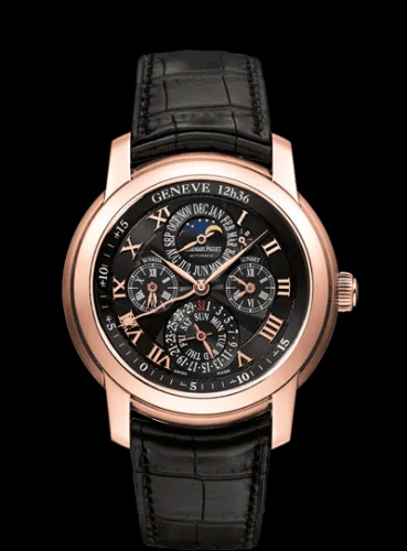 Jules Audemars 26003 Equation of Time Pink Gold / Black