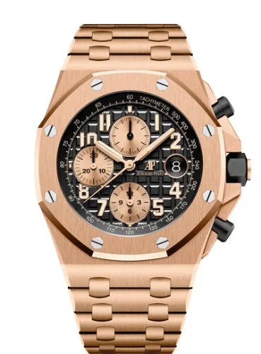 Royal Oak Offshore 26470 Pink Gold / Black / Bracelet