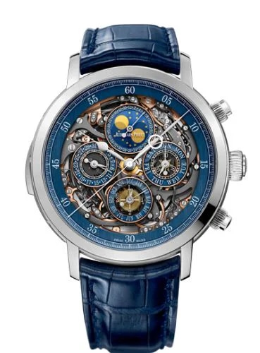 Jules Audemars Grande Complication Openworked Platinum / Blue