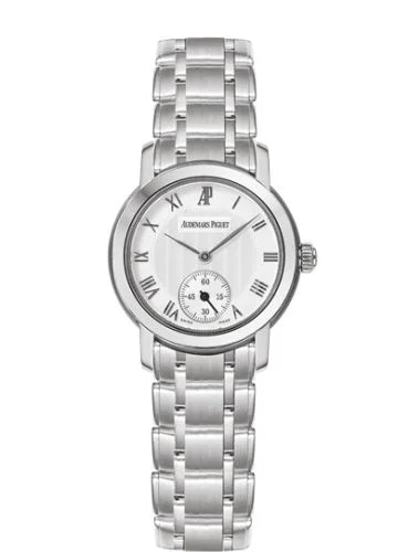 Jules Audemars Small Seconds White Gold / Silver / Bracelet