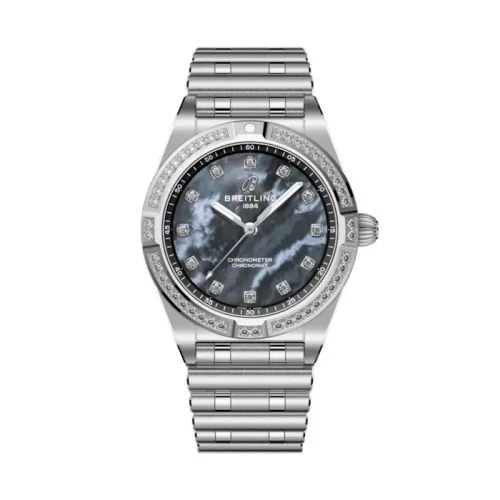 Chronomat 28 Stainless Steel - Diamond / Black MOP