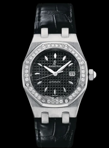 Royal Oak Selfwinding 77321 Stainless Steel / Diamond / Black / Alligator