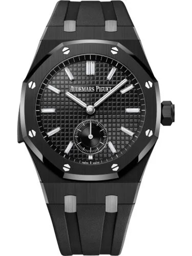 Royal Oak Repeater Supersonnerie Black Ceramic / Black / Rubber