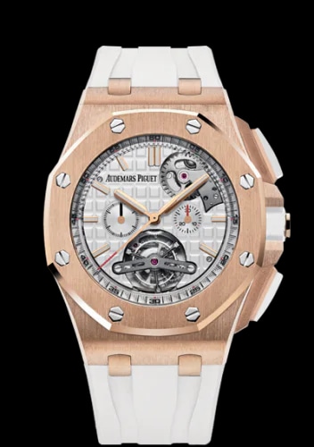 Royal Oak Offshore Tourbillon Chronograph Peripheral Red Gold / White