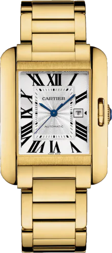 Tank Anglaise 29.8 Yellow Gold / Silver / Bracelet