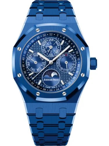 Royal Oak Perpetual Calendar 41 Blue Ceramic / Blue