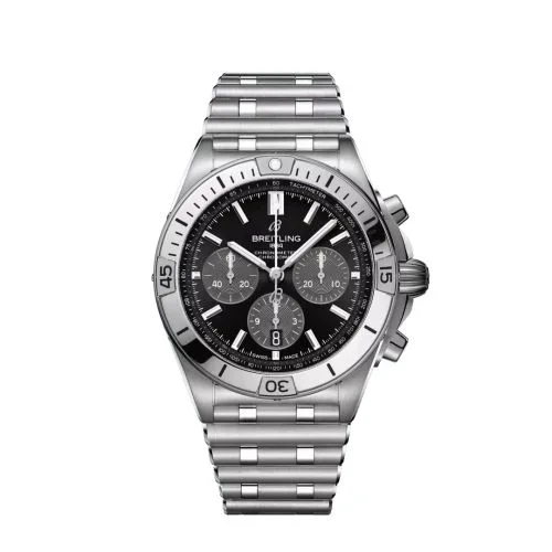 Chronomat B01 42 Stainless Steel / Black / UK