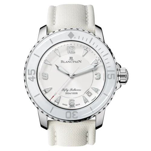 Fifty Fathoms Automatique Stainless Steel / White / White Canvas