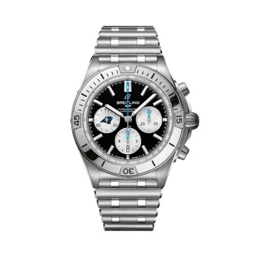 Chronomat B01 42 NFL Carolina Panthers / Rouleaux