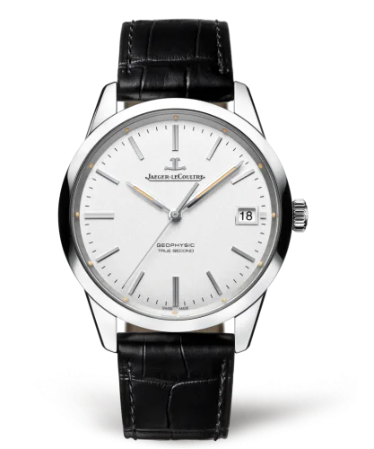 Geophysic True Second Stainless Steel / Silver / Alligator
