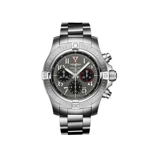 Avenger B01 Chronograph 45 Stainless Steel / Anthracite / Bracelet