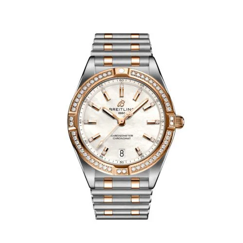 Chronomat 32 Stainless Steel / Red Gold - Diamond / MOP / Rouleaux / Boutique Edition