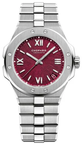 Alpine Eagle 41 Stainless Steel / Burgundy / Qatar